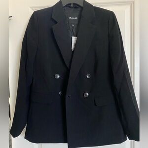 Madewell Rosedale Blazer NWT black size 4